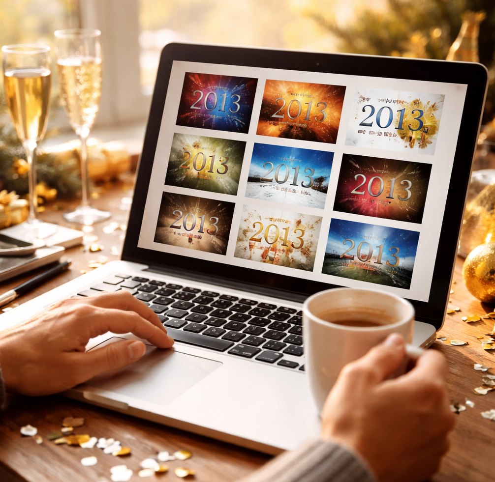 Envoyez vos vœux 2013 avec des cartes virtuelles uniques