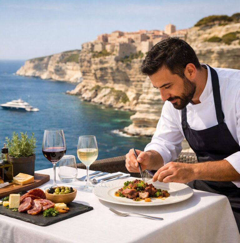 L&rsquo;art de sublimer les produits corses à Bonifacio